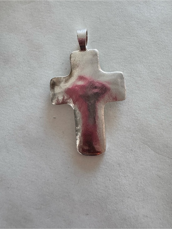 Silpada Jewelry - Silpada Sterling Silver  Hammered Cross Pendant